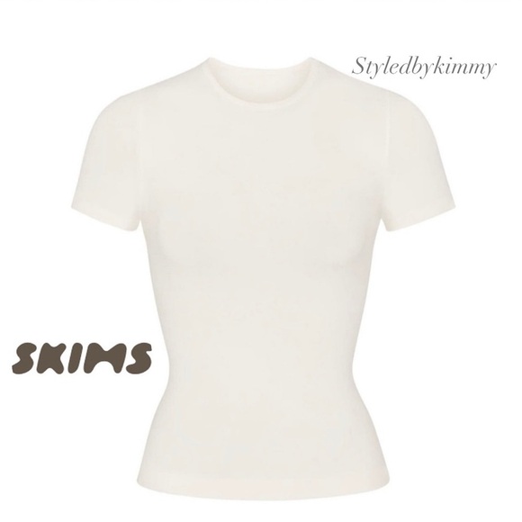 SKIMS Soft Smoothing Tshirt - Marble Small NWT t-Shirt - Picture 1 of 4